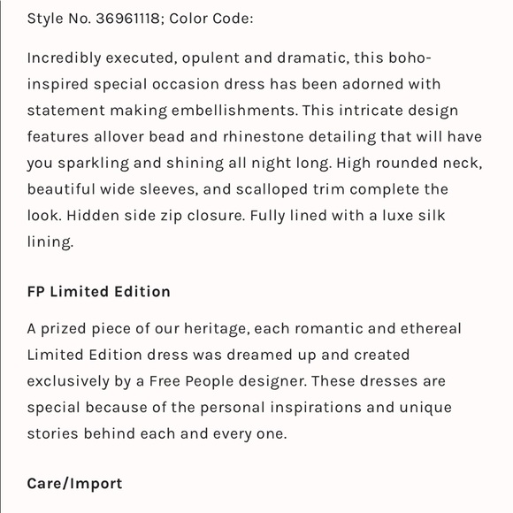 Limited Edition Free People Dress - Picture 4 of 12